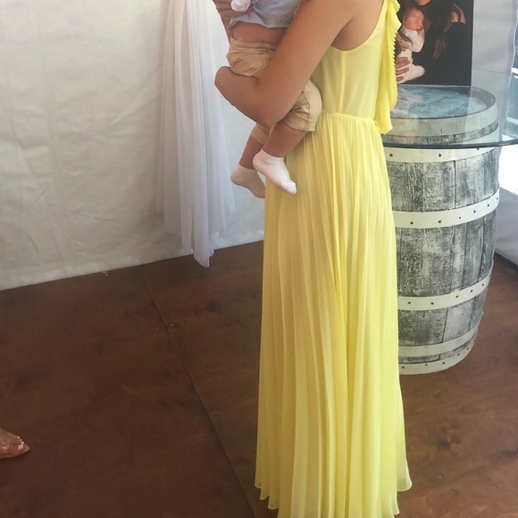 Zara yellow maxi dress size medium - Picture 2 of 3